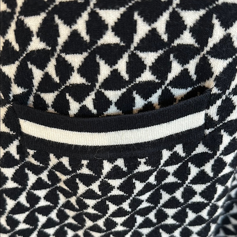 Boden Black and White Sheath Mini Dress - Picture 6 of 13